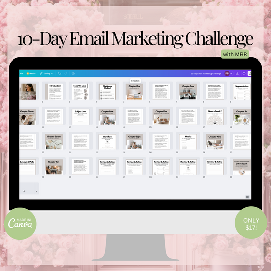 10 Day Email Marketing Challenge Canva Templates