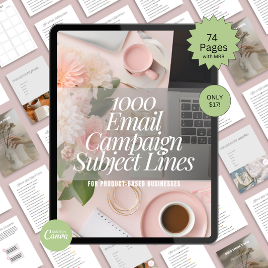 1000 Email Campaign Subject Lines Hero Image