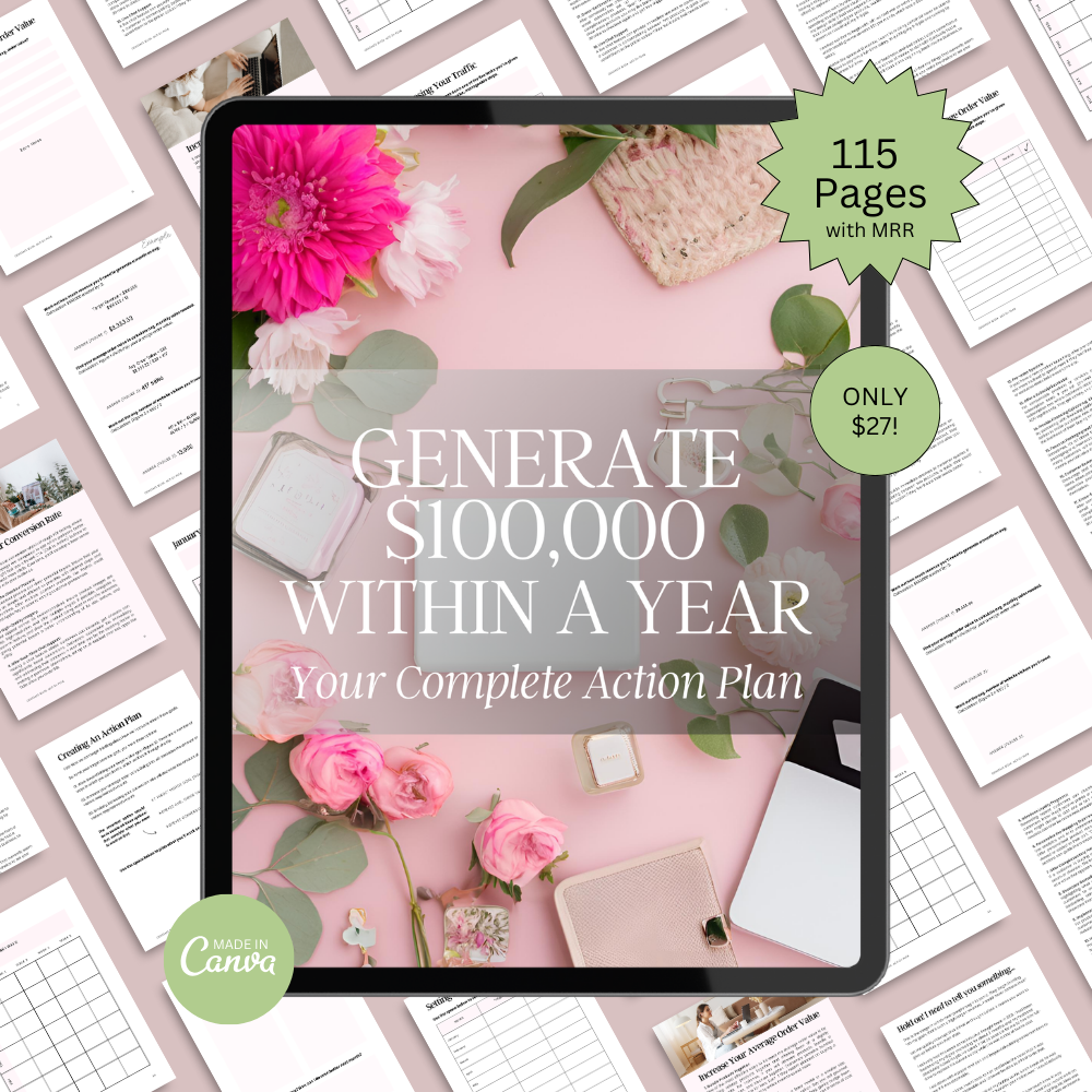 Generate $100,000 Within a Year Hero Image