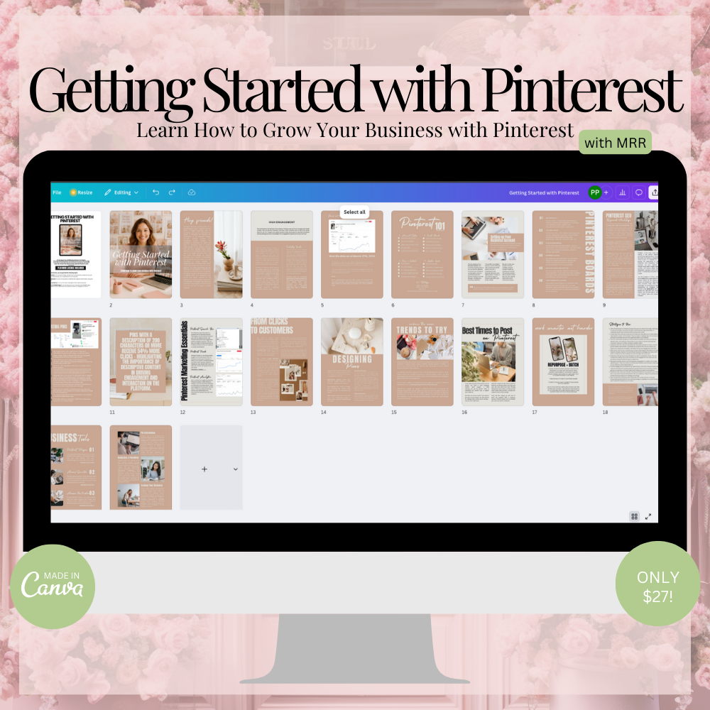 Getting Started with Pinterest Canva Templates