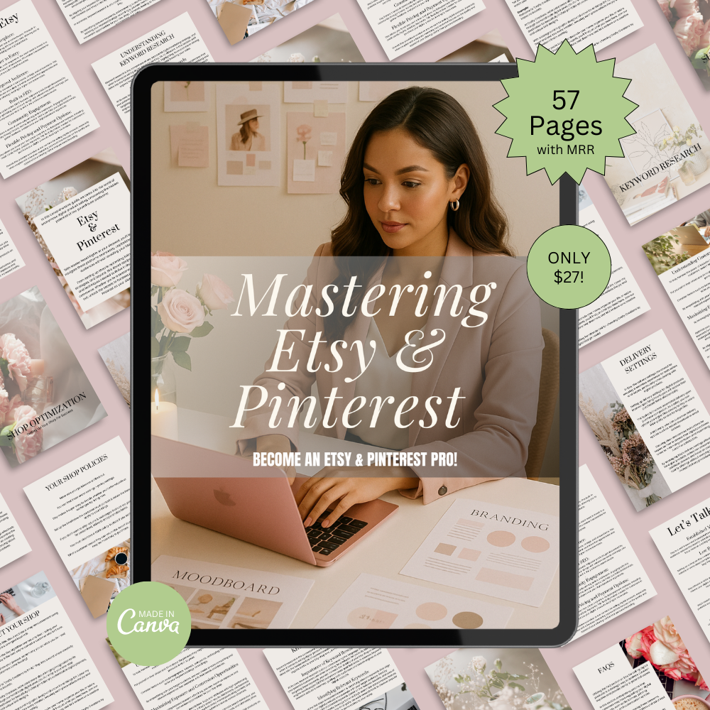 Mastering Etsy & Pinterest Hero Image