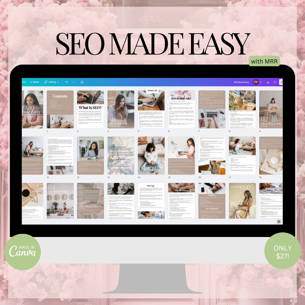 SEO Made Easy Canva Templates