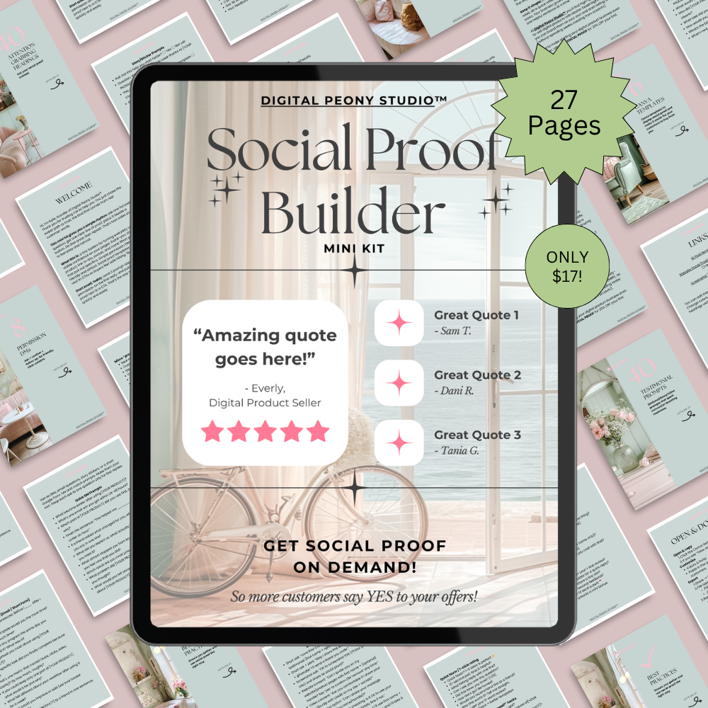 Social Proof Builder Mini Kit Hero Image