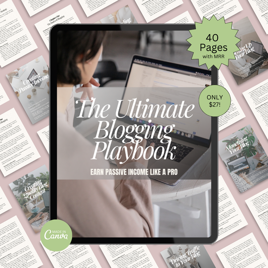 The Ultimate Blogging Playbook Hero Image