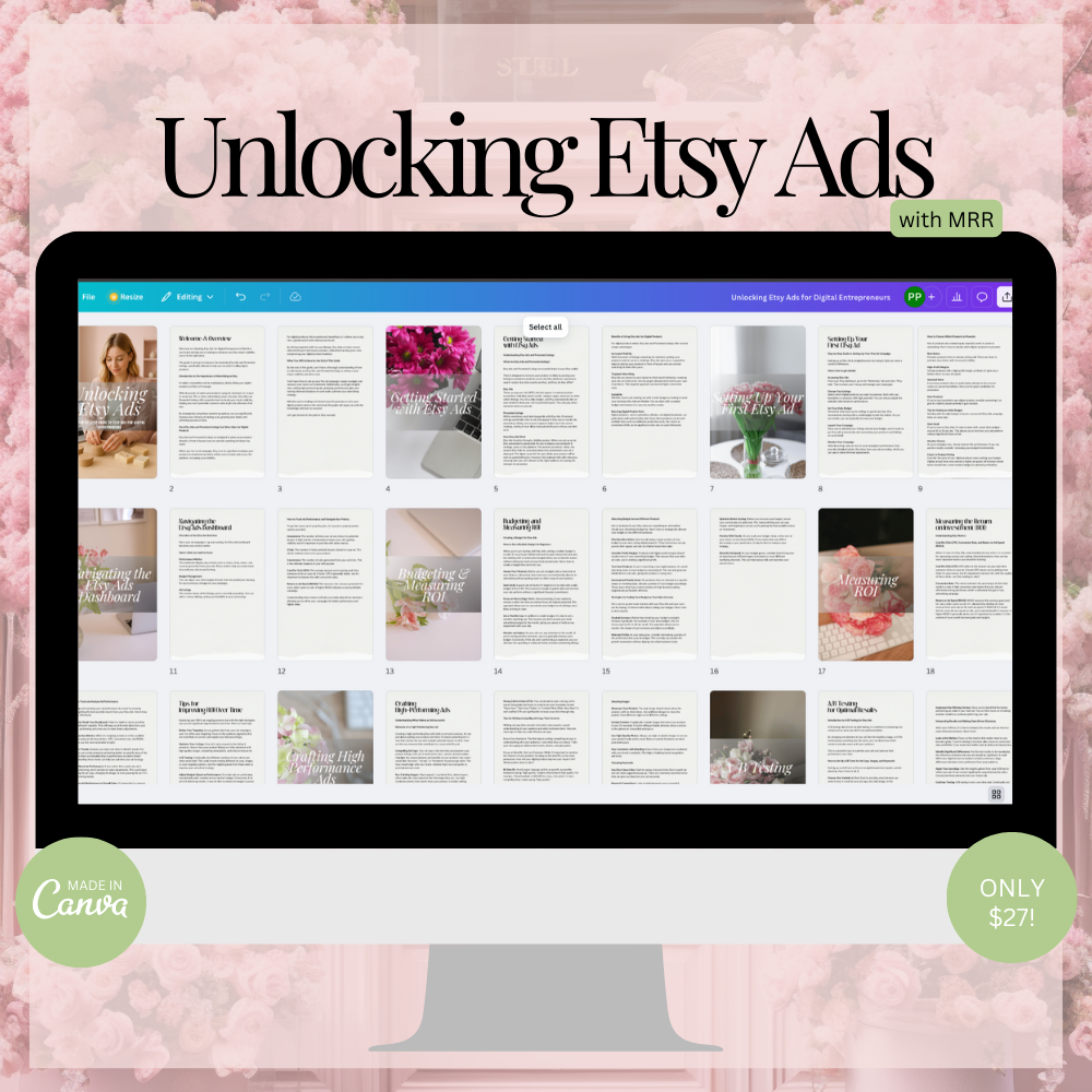Unlocking Etsy Ads Canva Templates