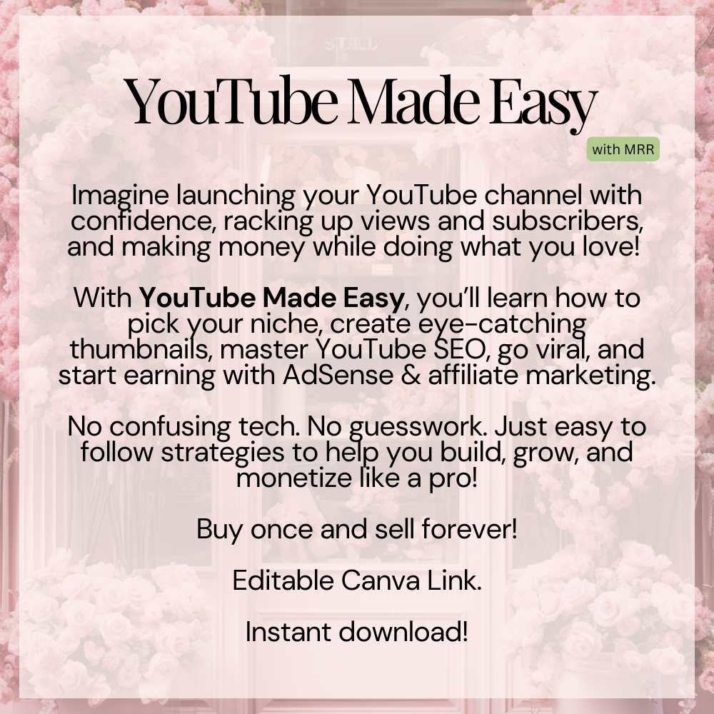 YouTube Made Easy Description